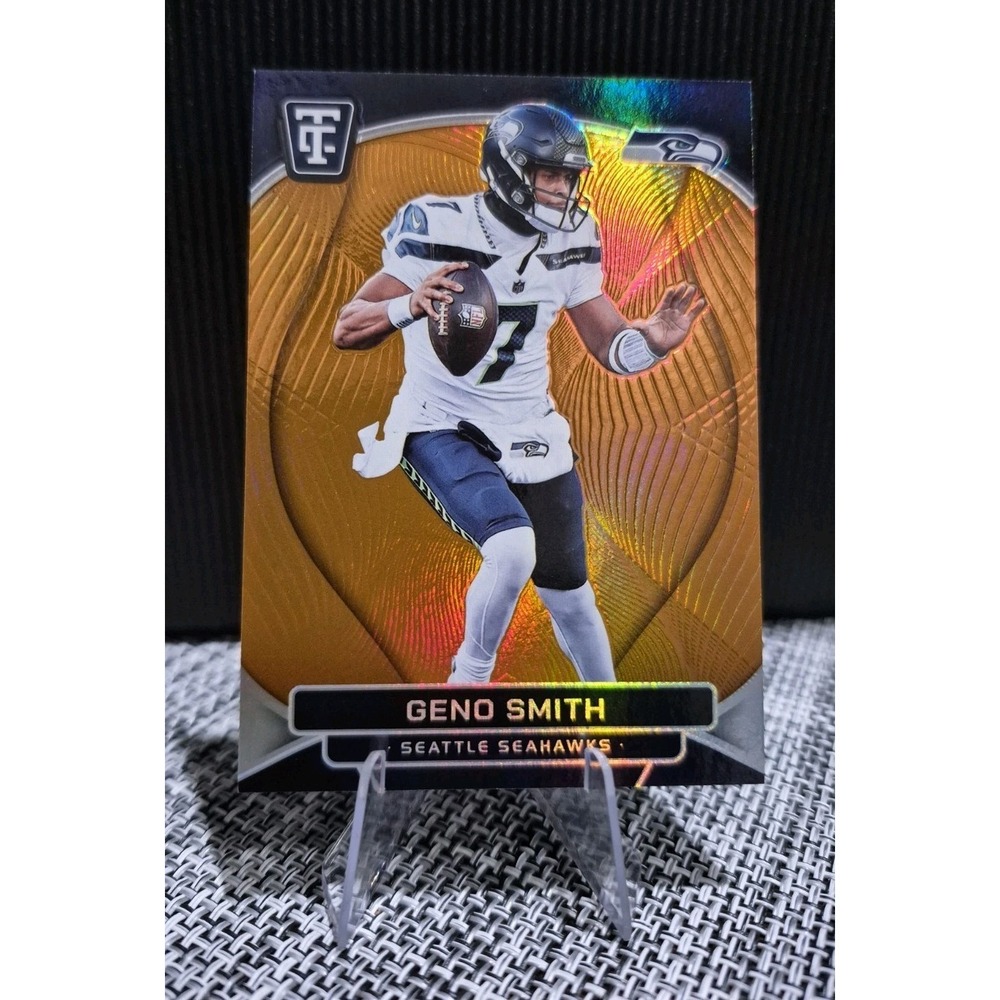 2024 Panini Totally Certified Geno Smith #84 Mirror Platinum Orange /99‎ Jets